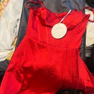 Red dress from miss circle